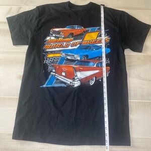 1999 Auto Museum of America World of Wheels black and red vintage cottont-shirt